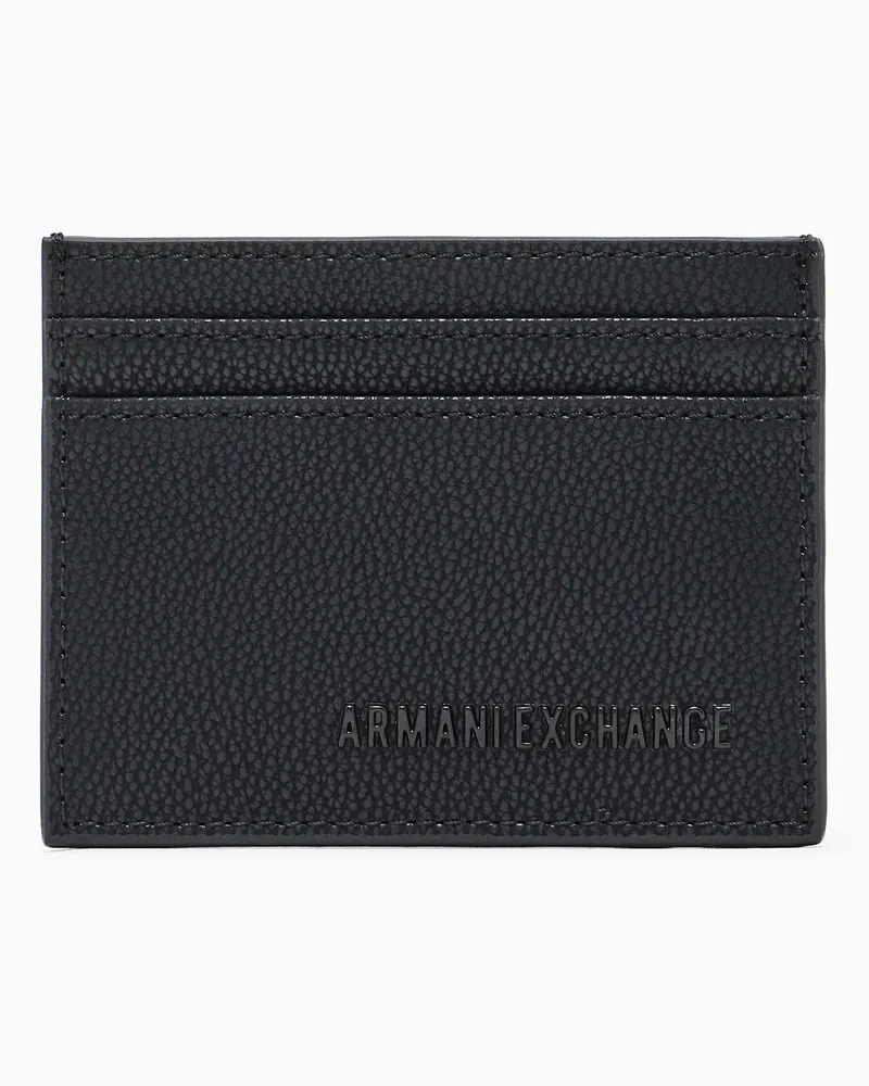 Armani Exchange Kartenetui aus Granatrot Schwarz