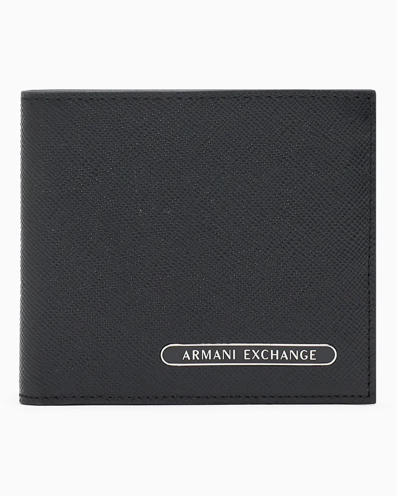 Armani Exchange Geldbörse aus widerstandsfähigem Material Schwarz