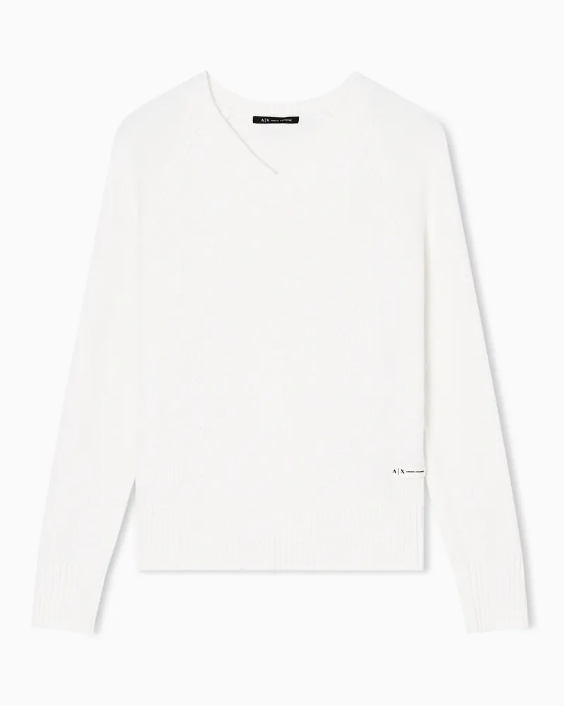 Armani Exchange Pullover Weiß