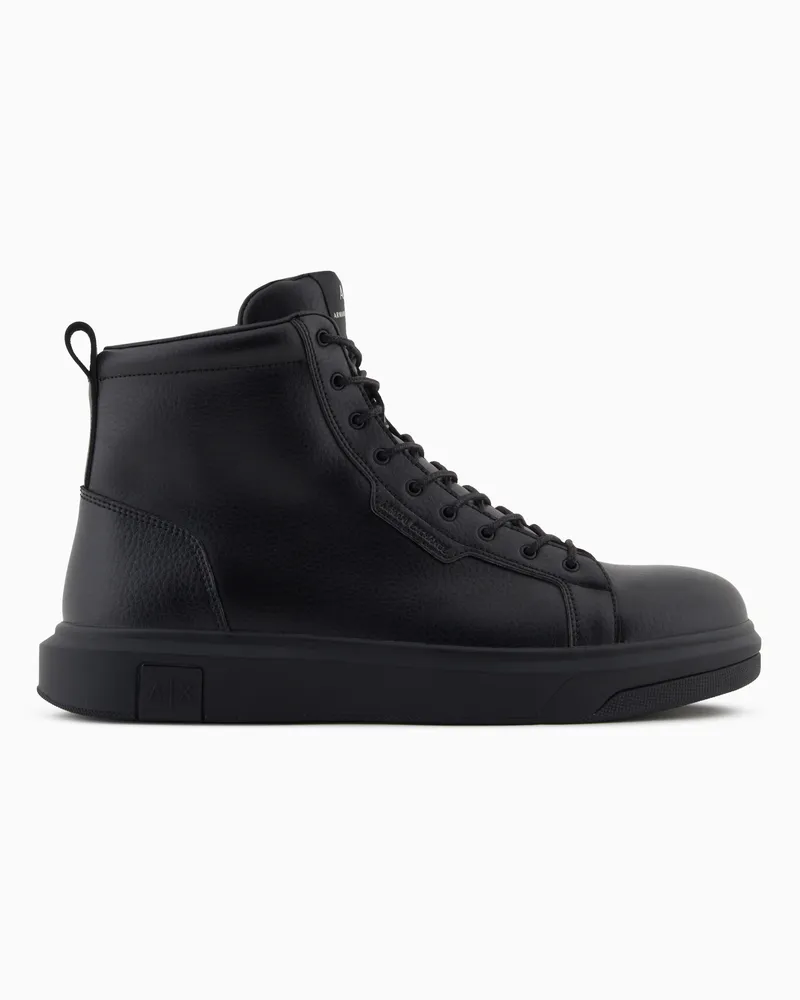 Armani Exchange Stiefel Schwarz