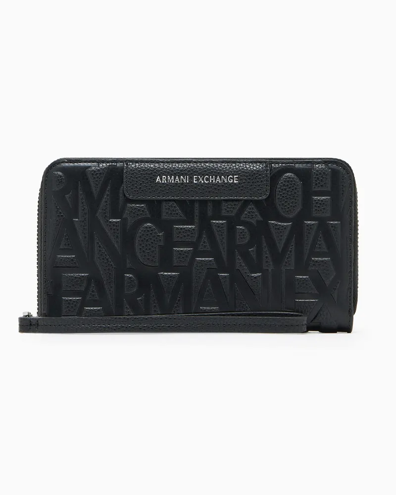 Armani Exchange Portemonnaies Schwarz