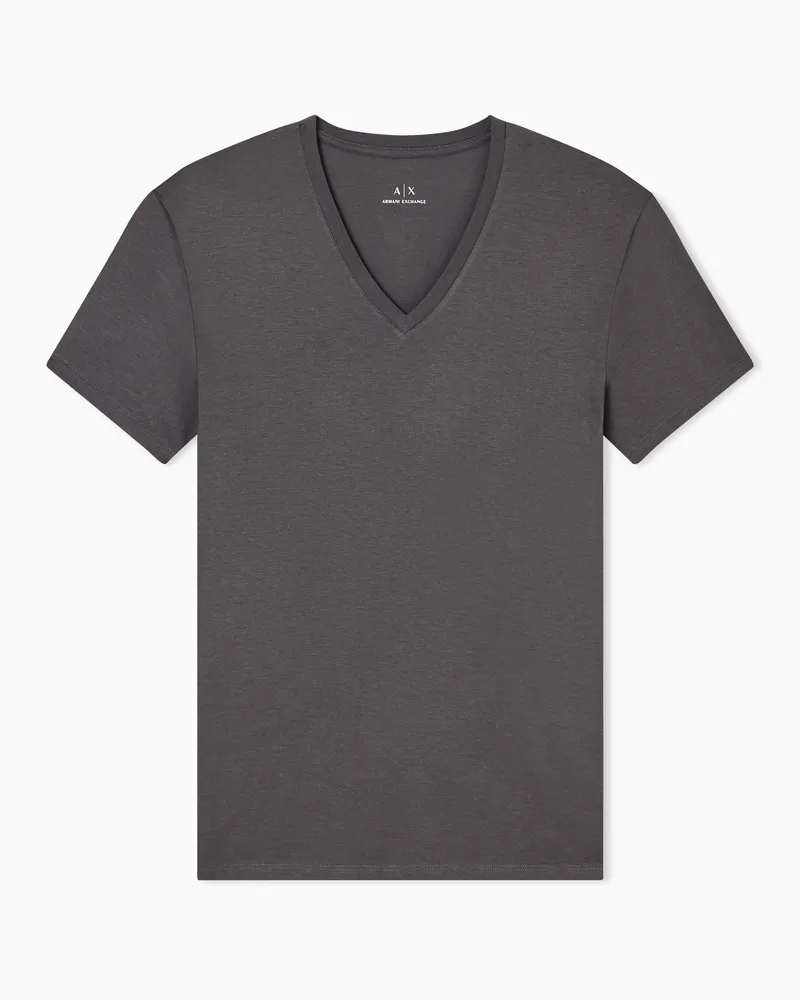 Armani Exchange T-Shirt Slim Fit Passform aus Pima-Baumwolljersey Grün