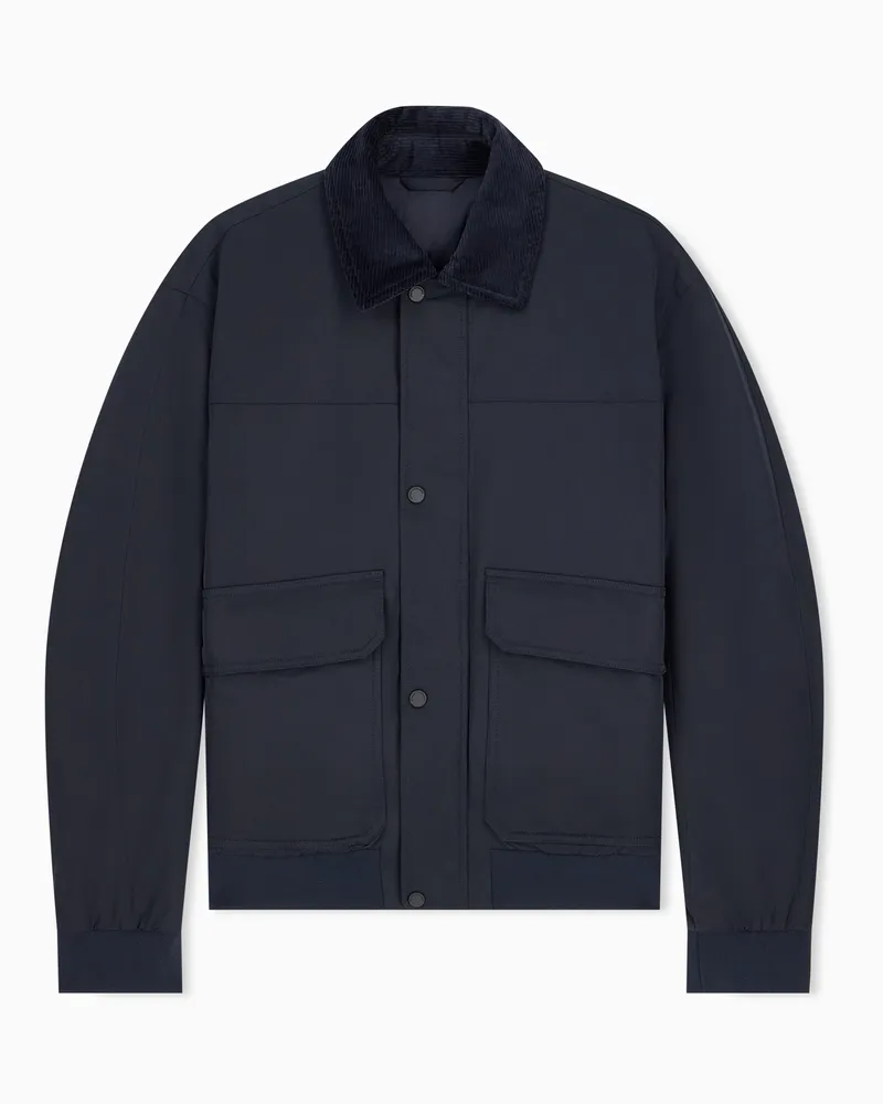 Armani Exchange Blousonjacke im Regular Fit Marineblau