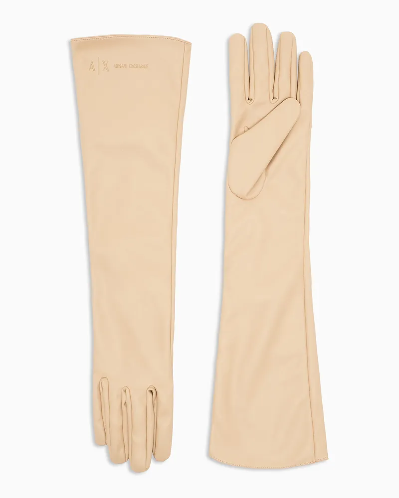 Armani Exchange Handschuhe Kamel