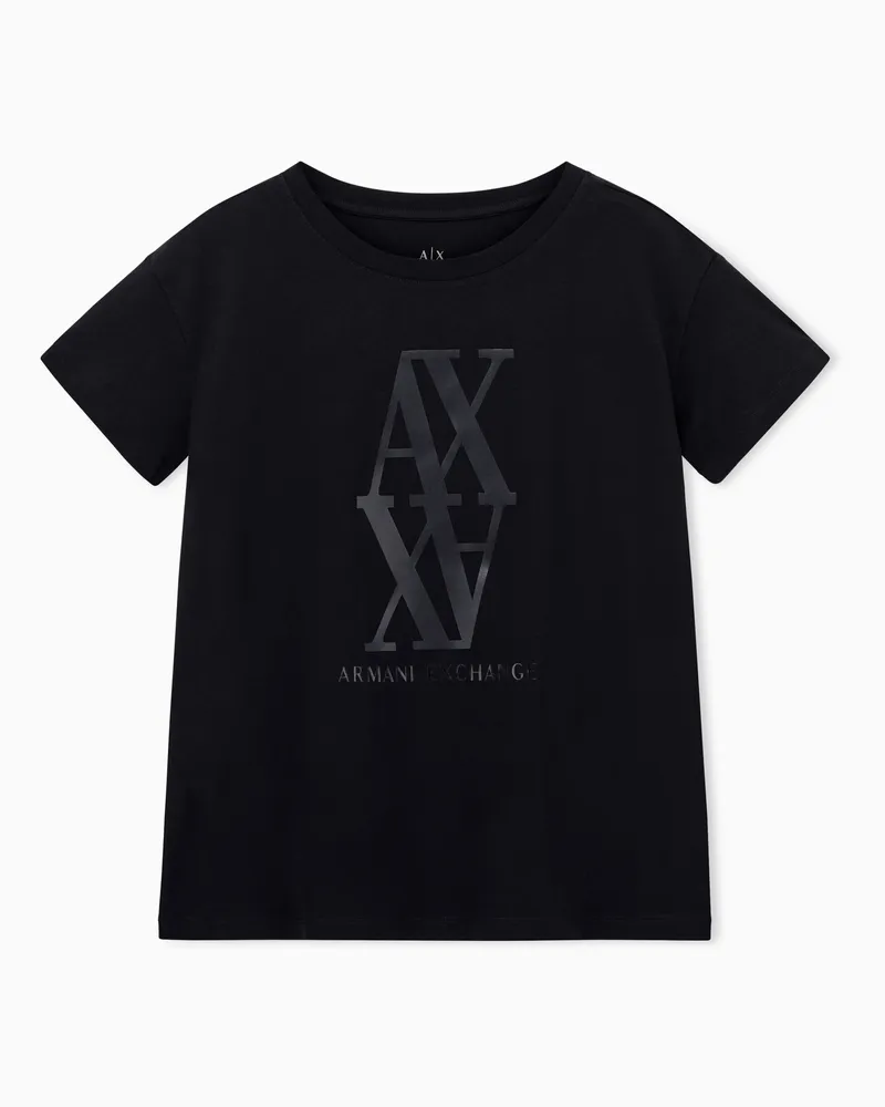 Armani Exchange Relaxed Fit T-Shirts Schwarz