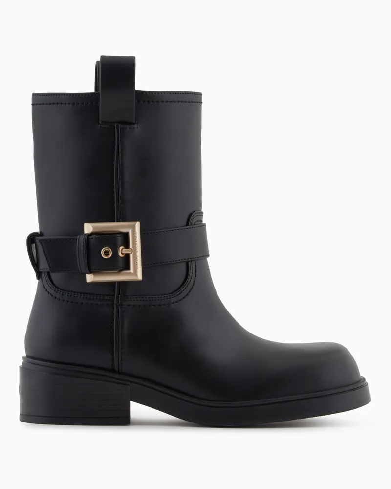Armani Exchange Stiefeletten Schwarz