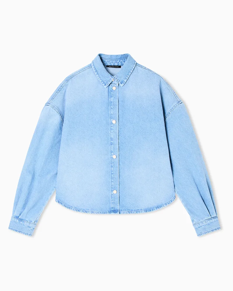 Armani Exchange Lässige Hemden Blau