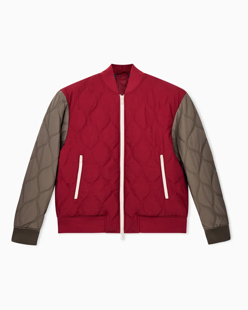 Armani Exchange Blousonjacke im Regular Fit aus Nylon mit Wattierung Rot