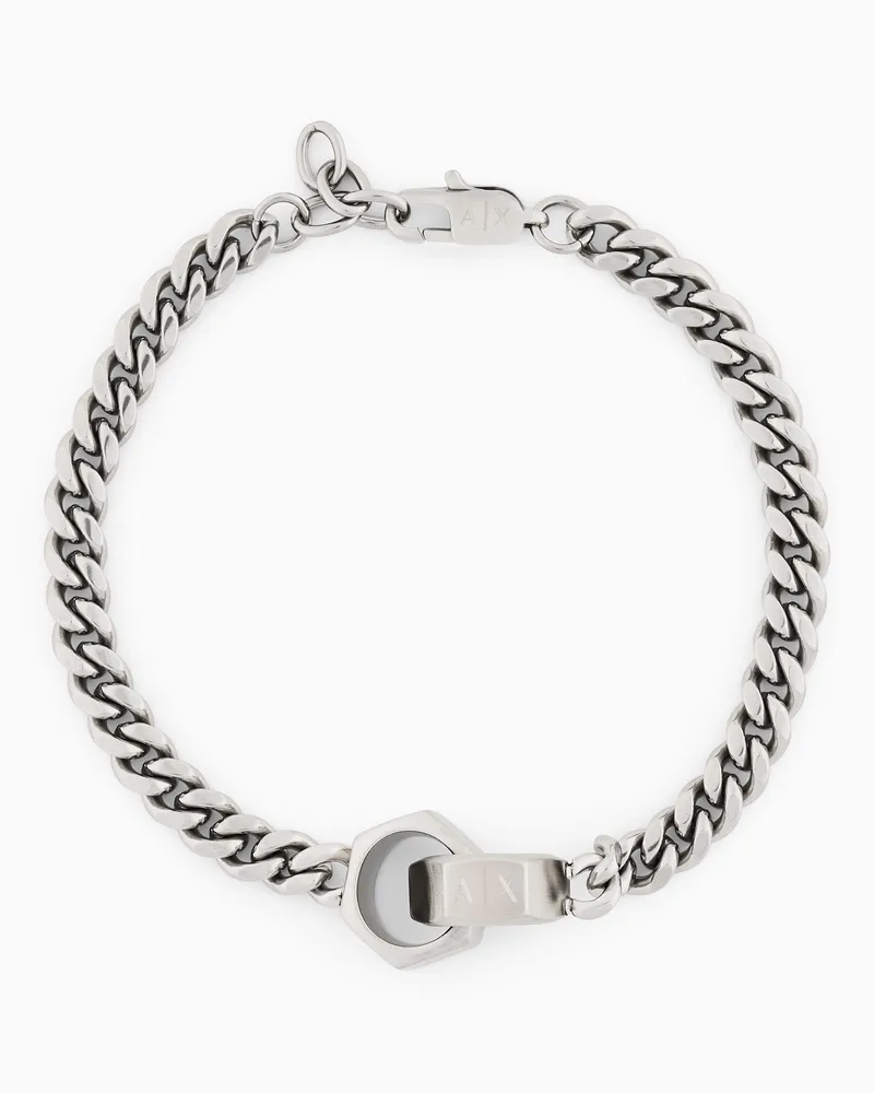 Armani Exchange ID-Armband aus Edelstahl Mehrfarbig