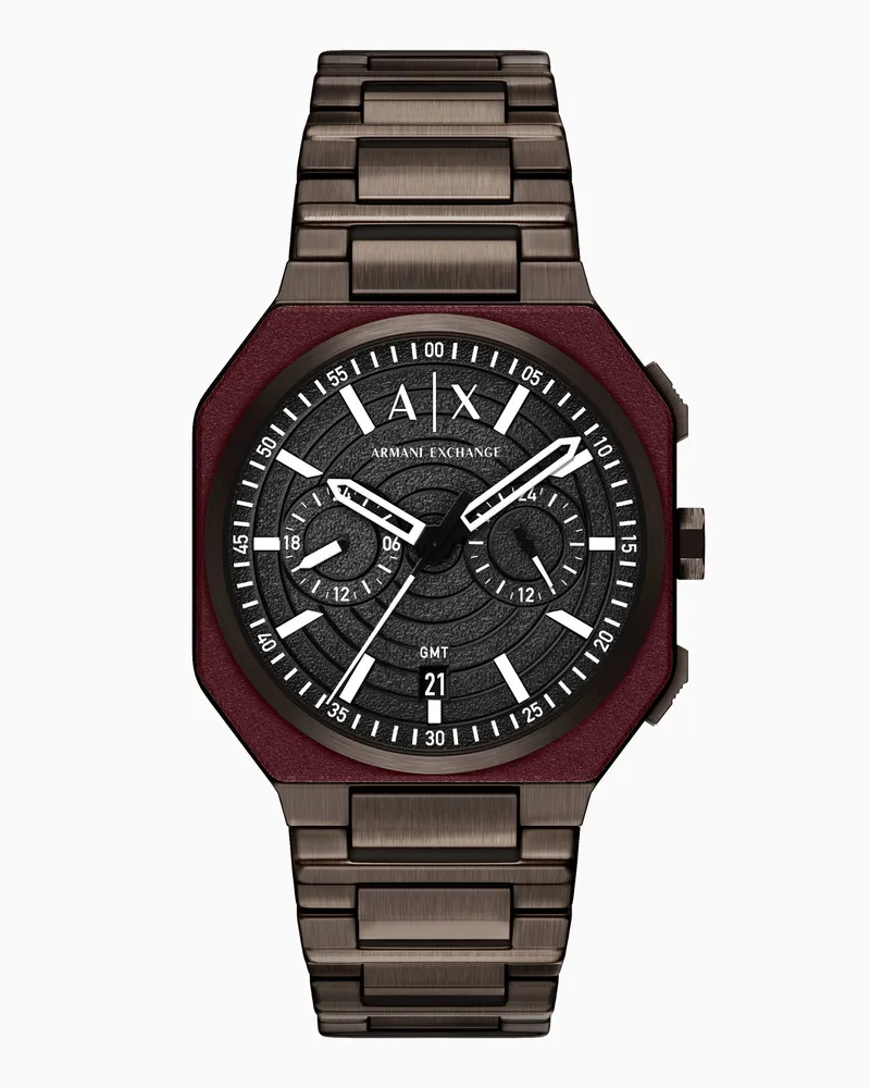 Armani Exchange A|X Bass Dual-Time-Uhr Mehrfarbig