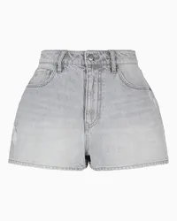 Armani Exchange Jeans-shorts Hellgrau