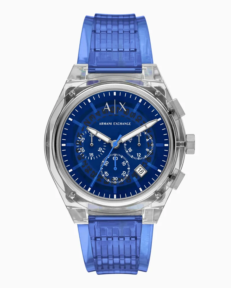 Armani Exchange Blauer Chronograph Mehrfarbig