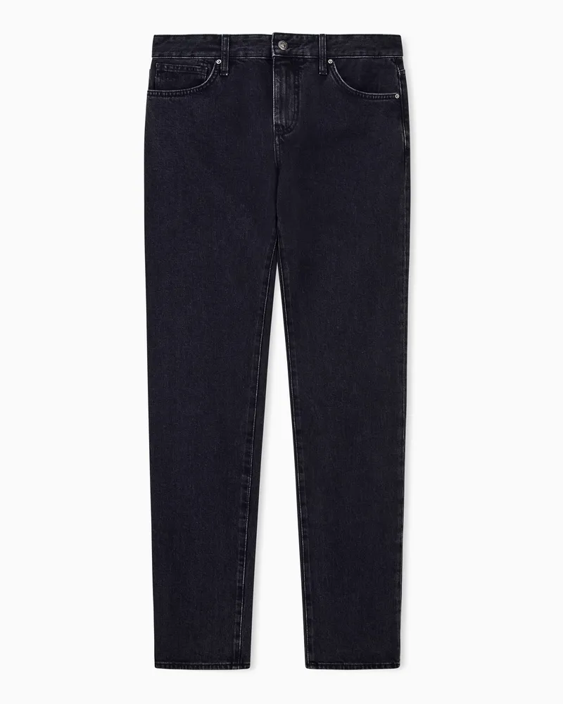 Armani Exchange 5 Pockets Pant mit schmalem Schnitt aus Stretchdenim Grau