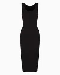 Armani Exchange Midi-kleid Schwarz