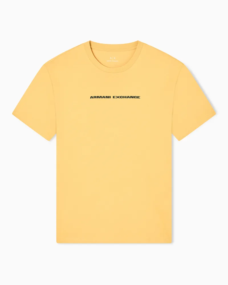 Armani Exchange Regular Fit T-Shirts Gelb