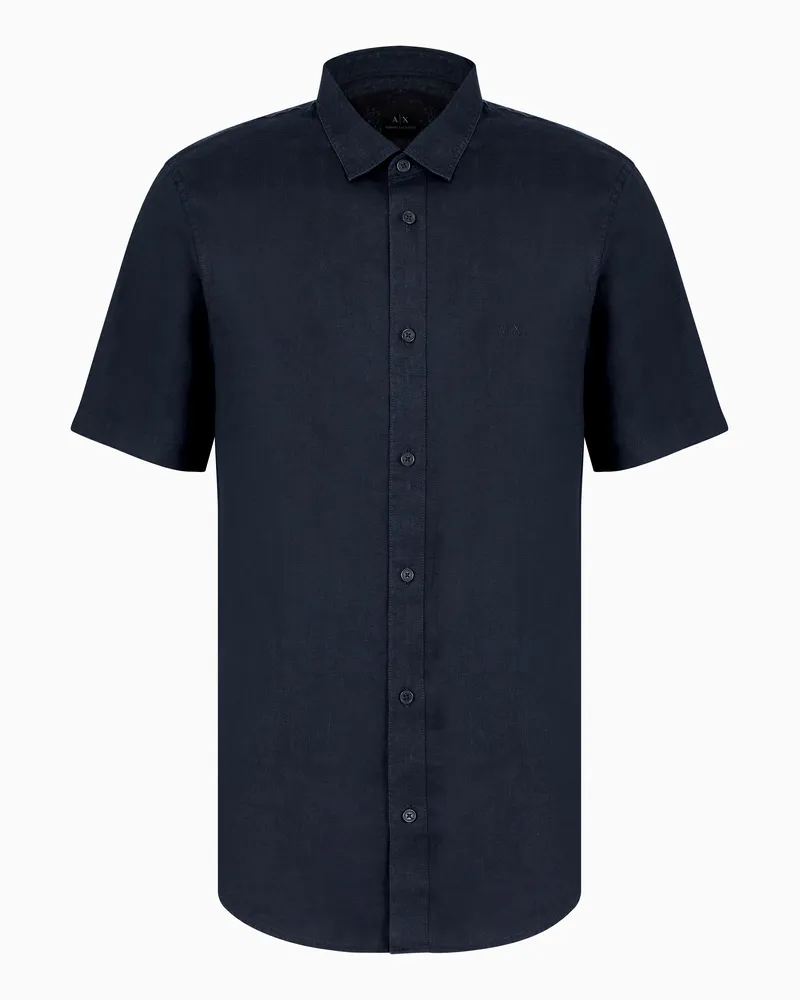 Armani Exchange Lässige Hemden Marineblau