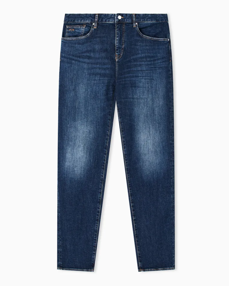 Armani Exchange Slim Fit Jeans aus Denim Blau