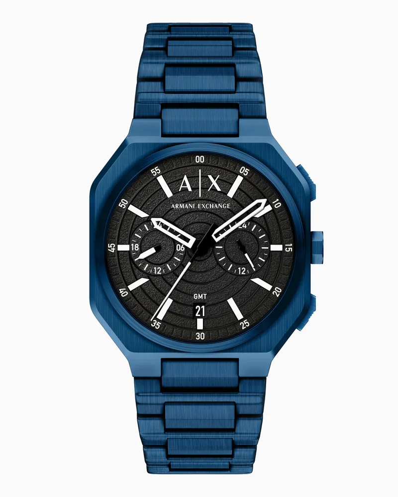 Armani Exchange A|X Bass Dual-Time-Uhr Mehrfarbig