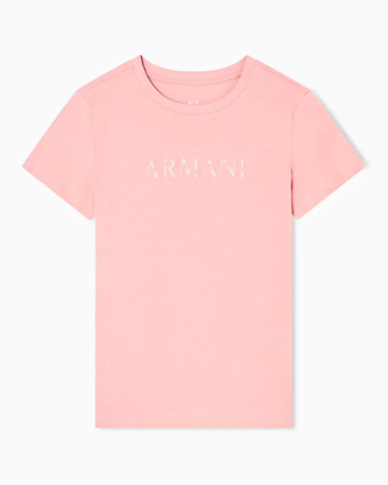 Armani Exchange Regular Fit T-Shirts Pink