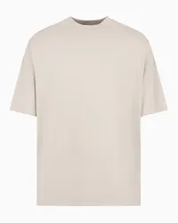 Armani Exchange Relaxed Fit T-shirts Beige