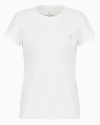 Armani Exchange Poloshirt Aus Baumwolle Weiss