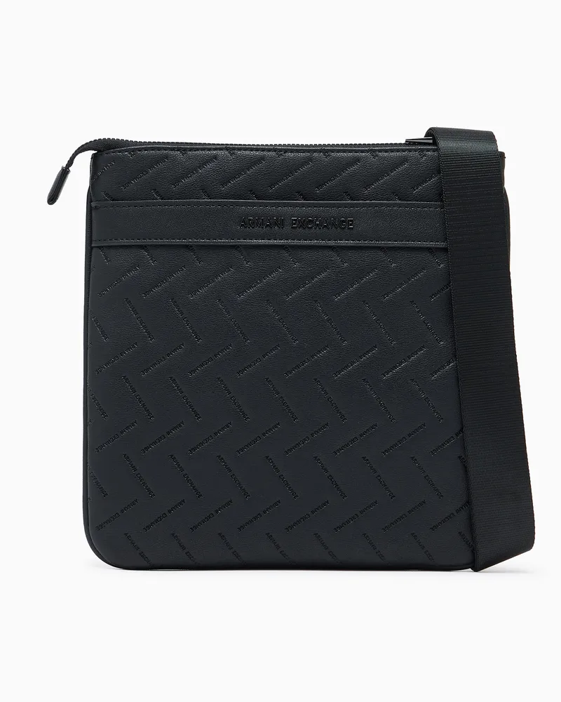 Armani Exchange Crossbody bag in technical fabric Schwarz