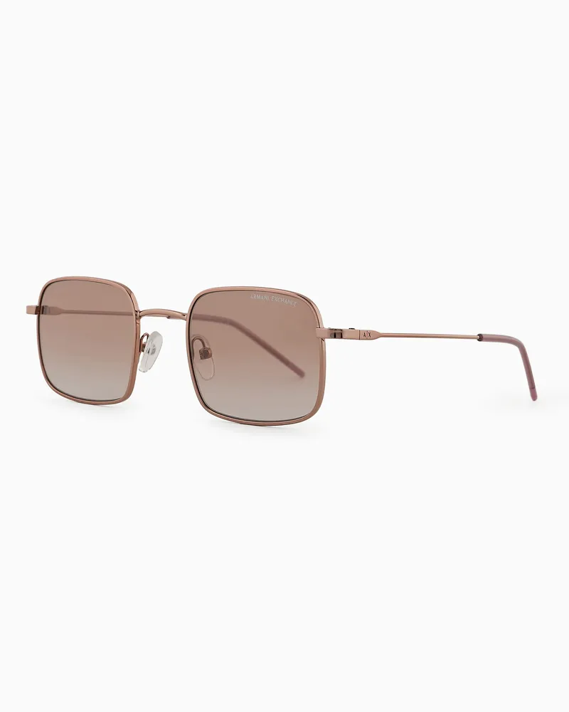 Armani Exchange Sonnenbrille für Damen mit Pilotenfassung 