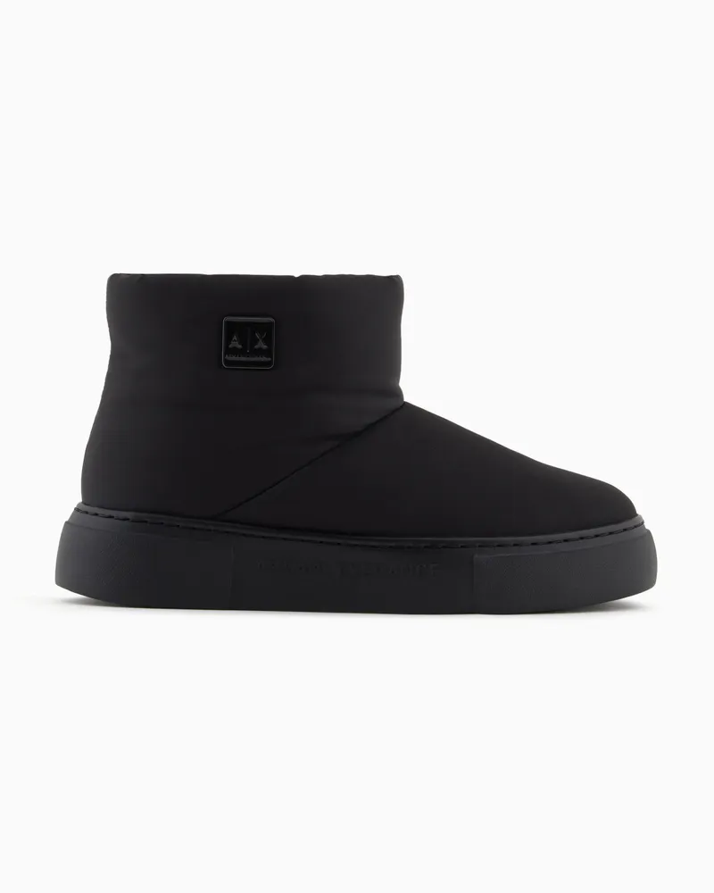 Armani Exchange Stiefeletten Schwarz