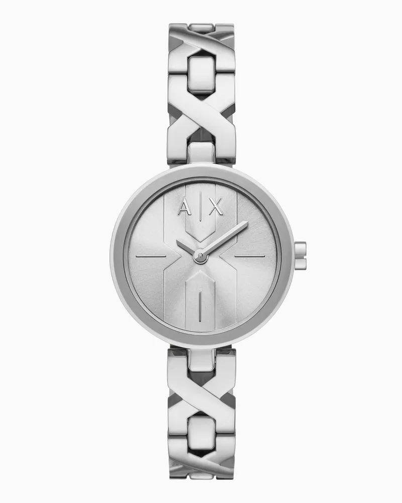 Armani Exchange Zweizeigeruhr mit Armband aus Edelstahl Mehrfarbig