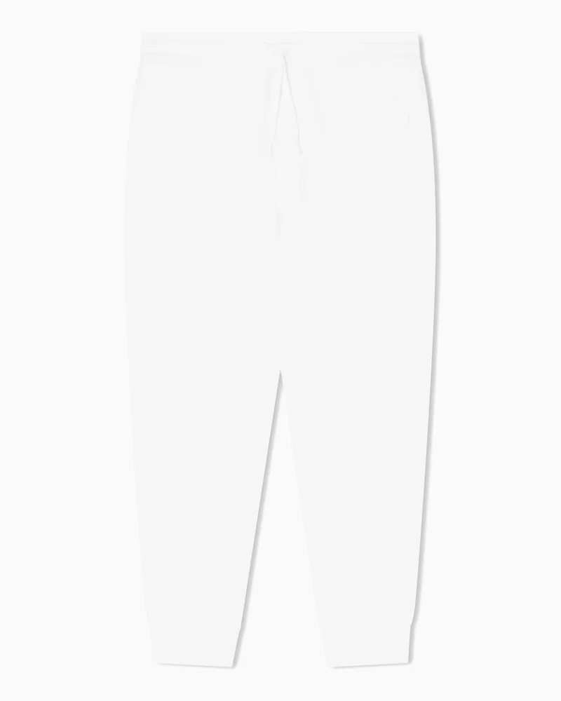 Armani Exchange Hose aus dehnbarem Baumwollgewebe Weiß