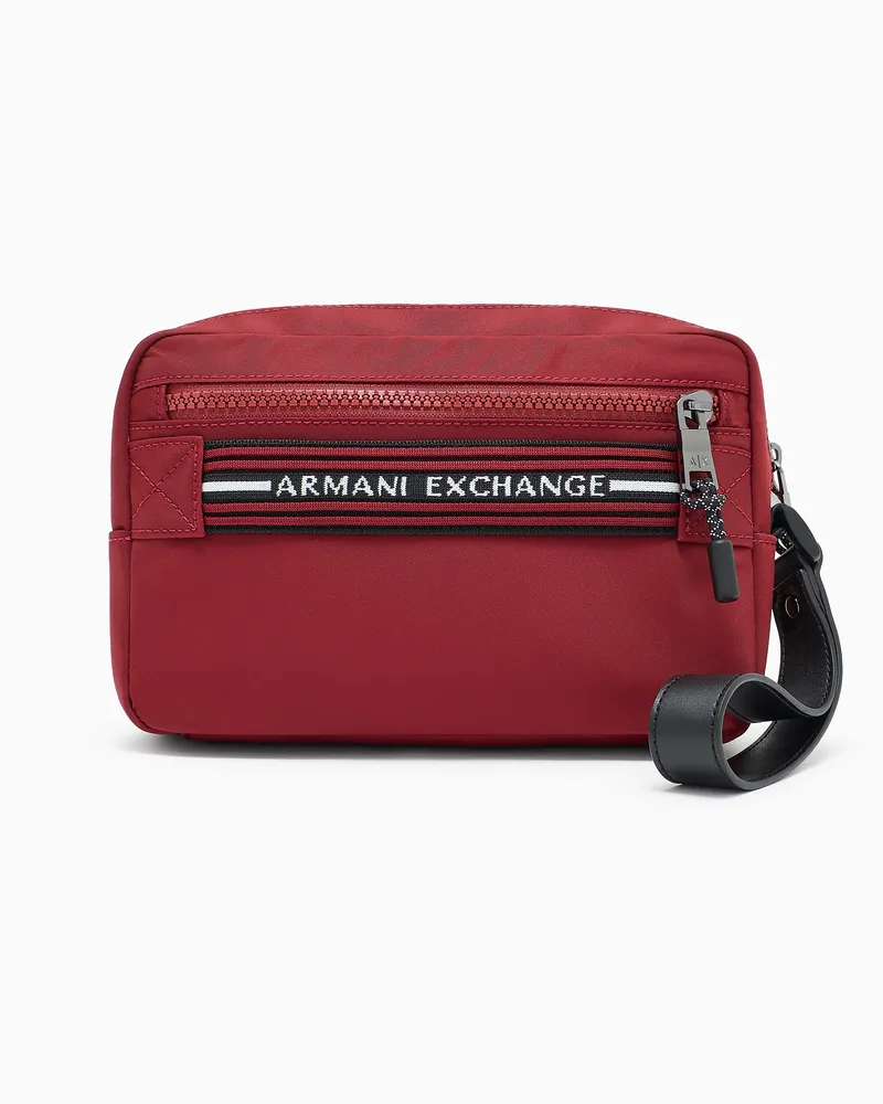 Armani Exchange Beutel mit Logo Burgunderrot
