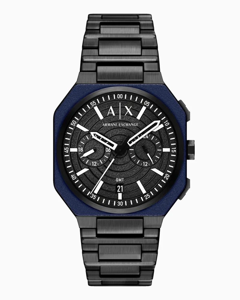 Armani Exchange A|X Bass Dual-Time-Uhr Mehrfarbig