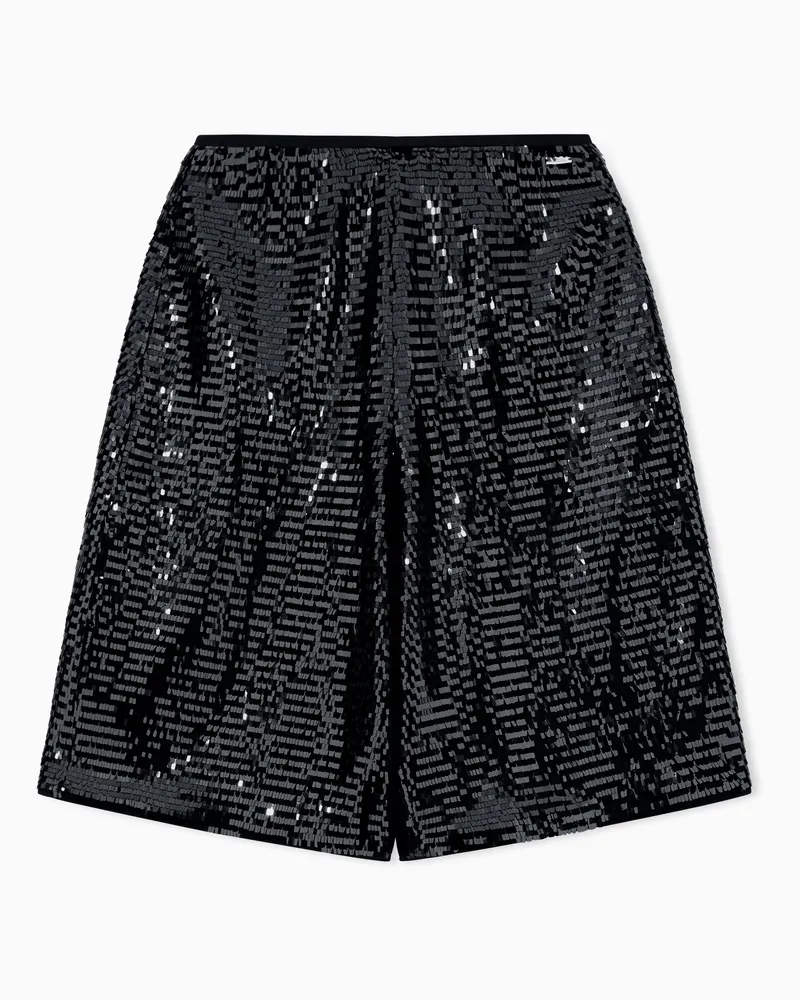 Armani Exchange Shorts Schwarz