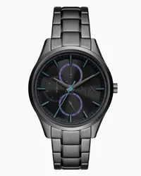 Armani Exchange Schwarze Multifunktionsuhr Aus Edelstahl Schwarz