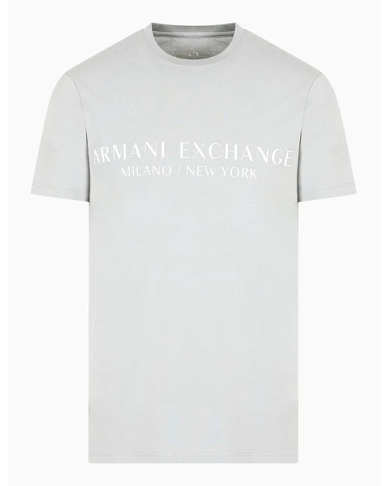 Armani Exchange Jersey-t-shirt In Normaler Passform Logo