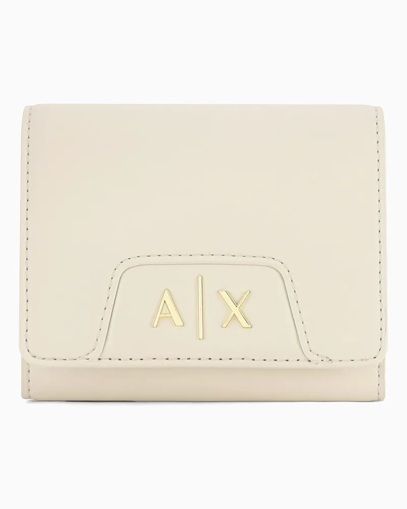 Armani Exchange Book wallet Weiß