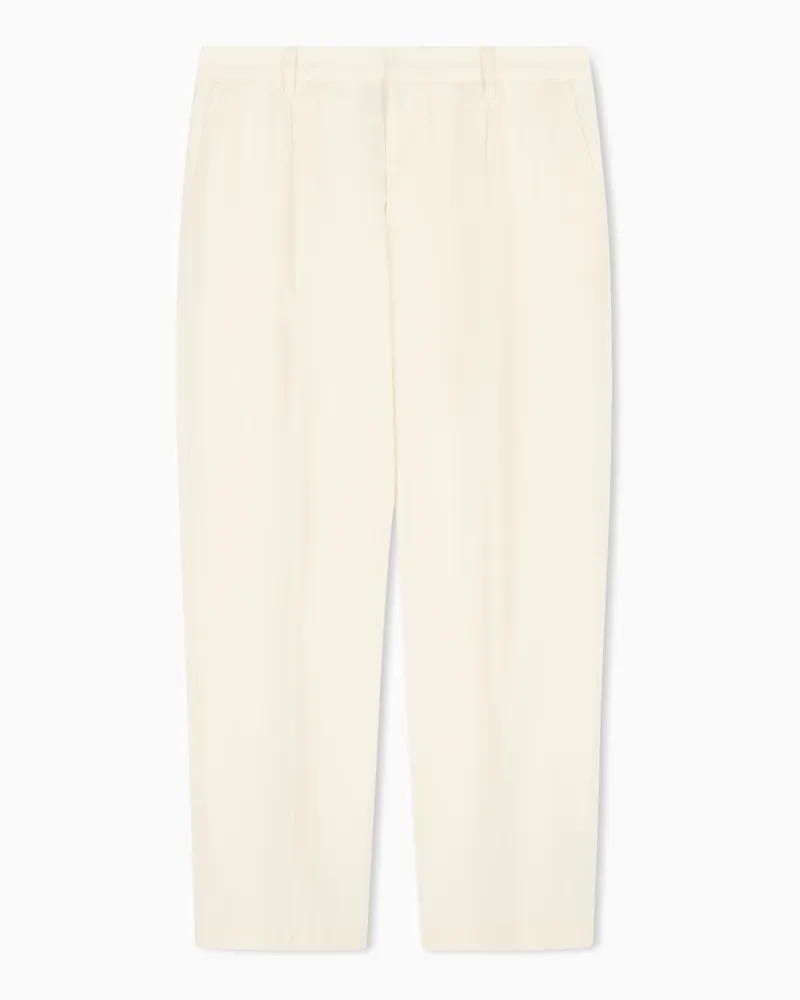 Armani Exchange Chino-Hosen aus Baumwolle Weiß