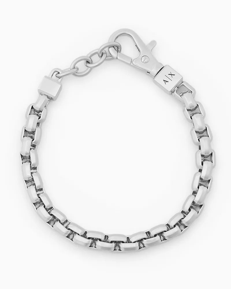 Armani Exchange Green Nylon Chain Bracelet Mehrfarbig