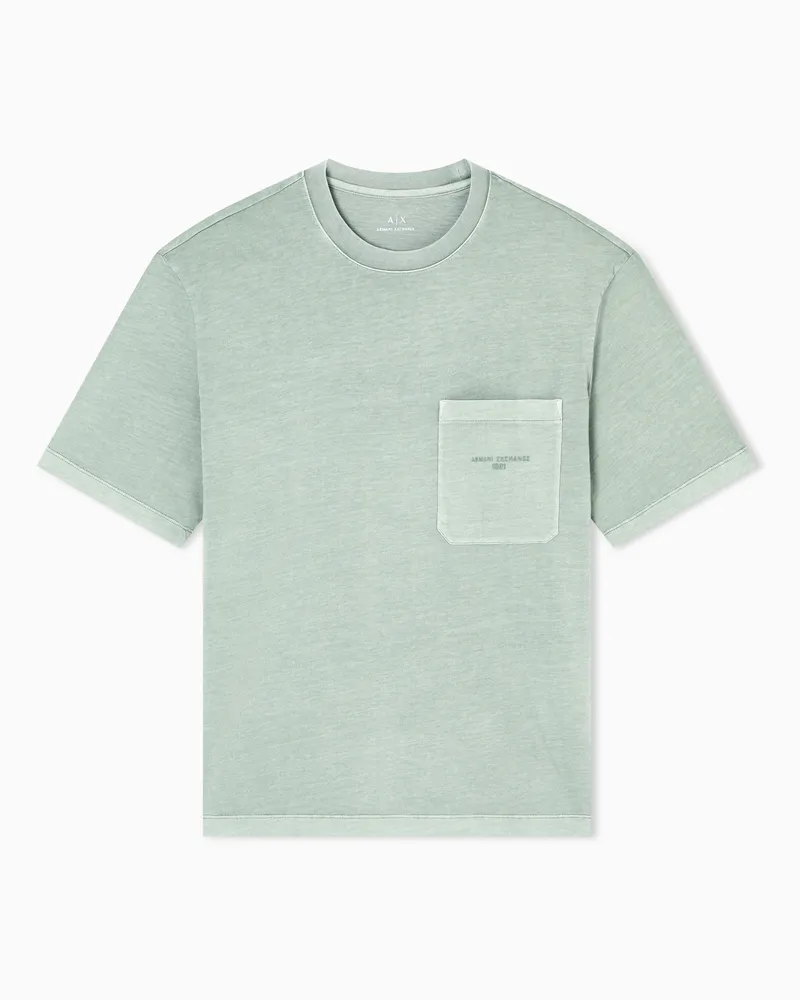 Armani Exchange Regular Fit T-Shirts Grün