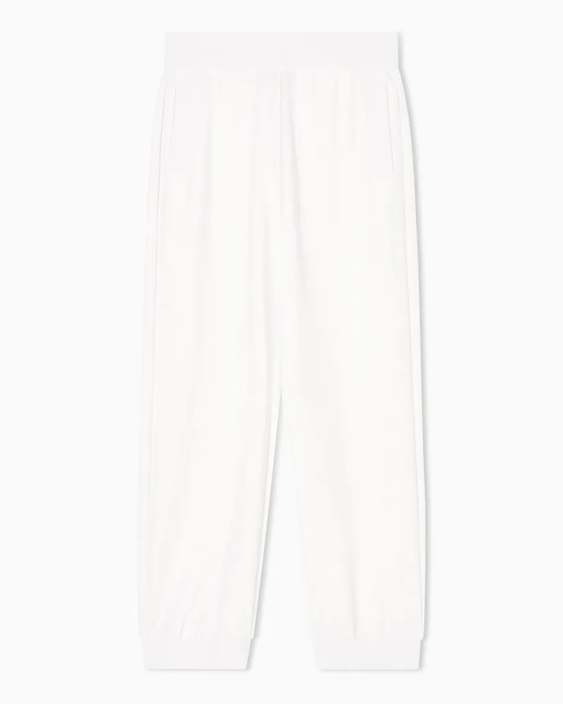 Armani Exchange Jogginghose mit Logo Weiß
