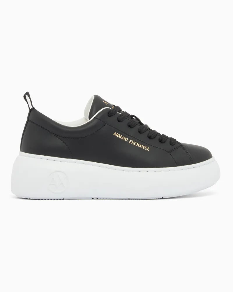 Armani Exchange Technical fabric sneakers Schwarz