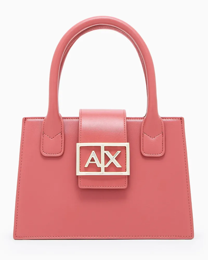 Armani Exchange ASV Kleine Trapez-Handtasche Pink