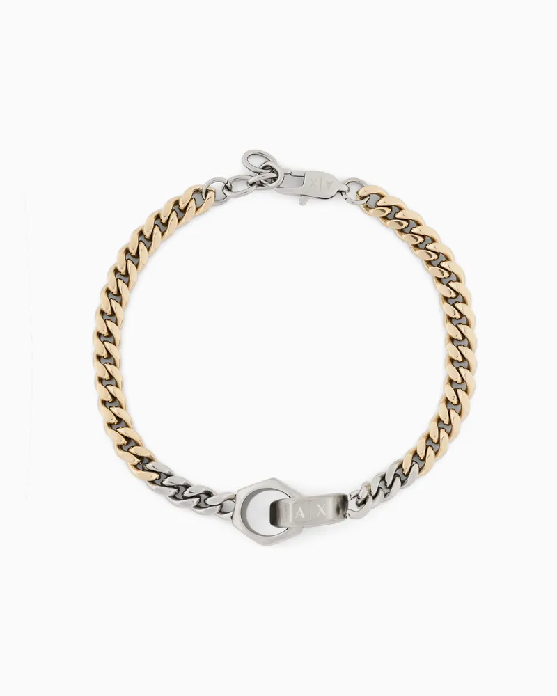 Armani Exchange ID-Armband aus Edelstahl Mehrfarbig