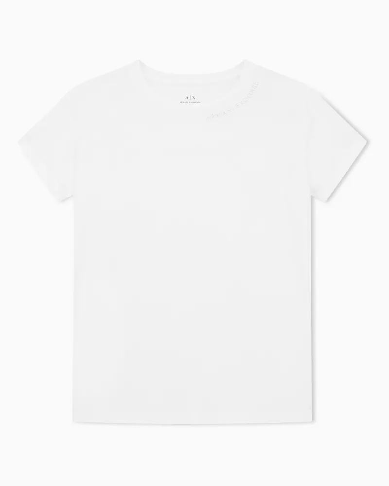 Armani Exchange Relaxed Fit T-Shirts Weiß