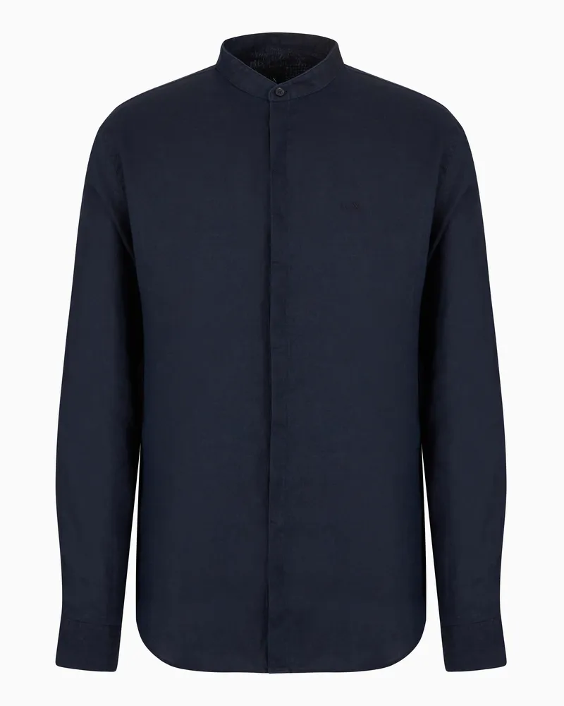 Armani Exchange Lässige Hemden Marineblau