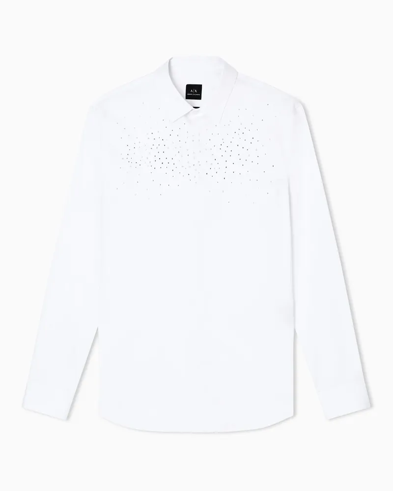 Armani Exchange Klassische Hemden Weiß
