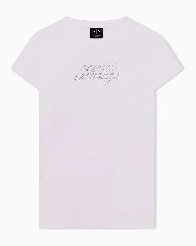 Armani Exchange Slim Fit T-Shirts Weiß
