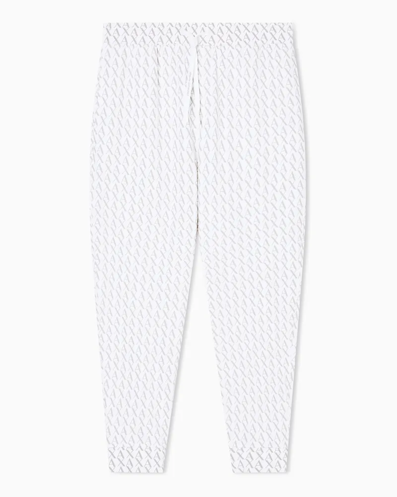 Armani Exchange Jogginghosen Weiß