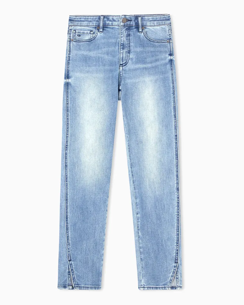 Armani Exchange Super Skinny Jeans aus indigoblauem Stretch-Denim Blau