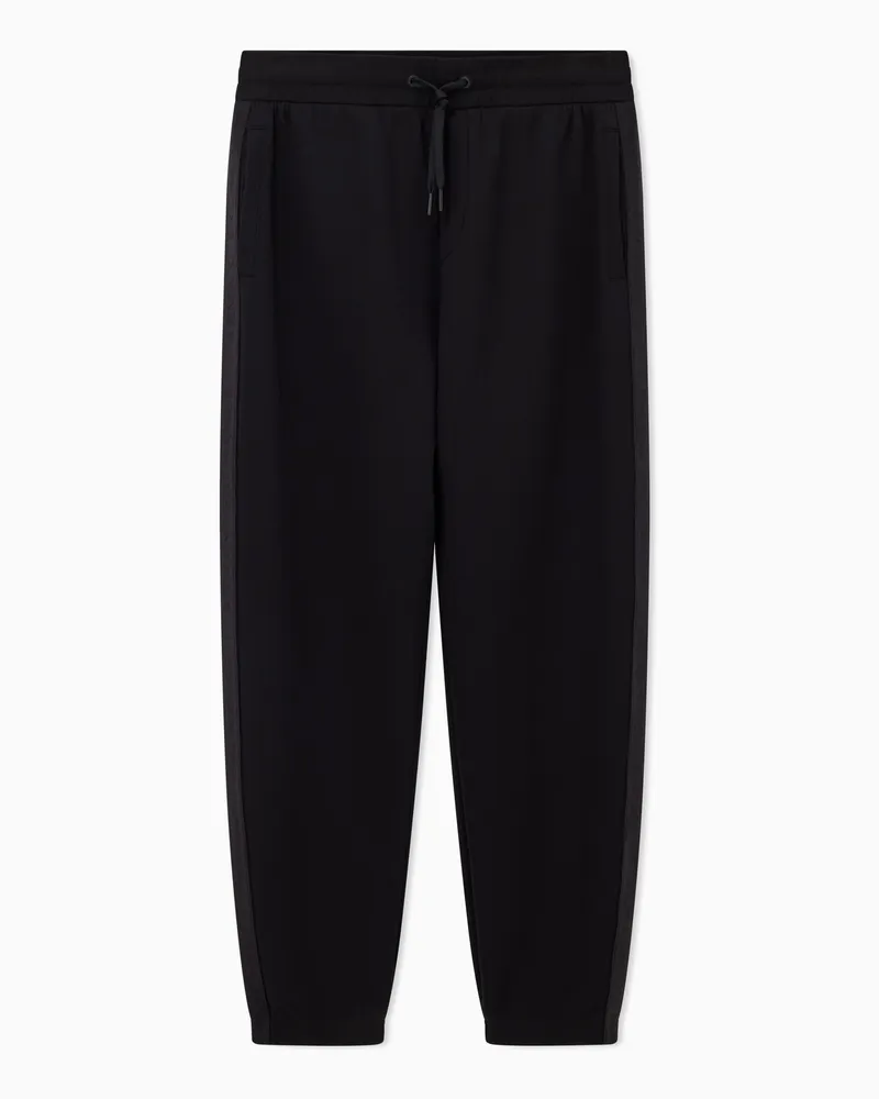 Armani Exchange Jogginghose mit Logostreifen Schwarz